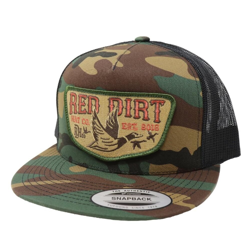 Adjustable Snapback Trucker Hat Mesh Back Poly-Co… - image 1